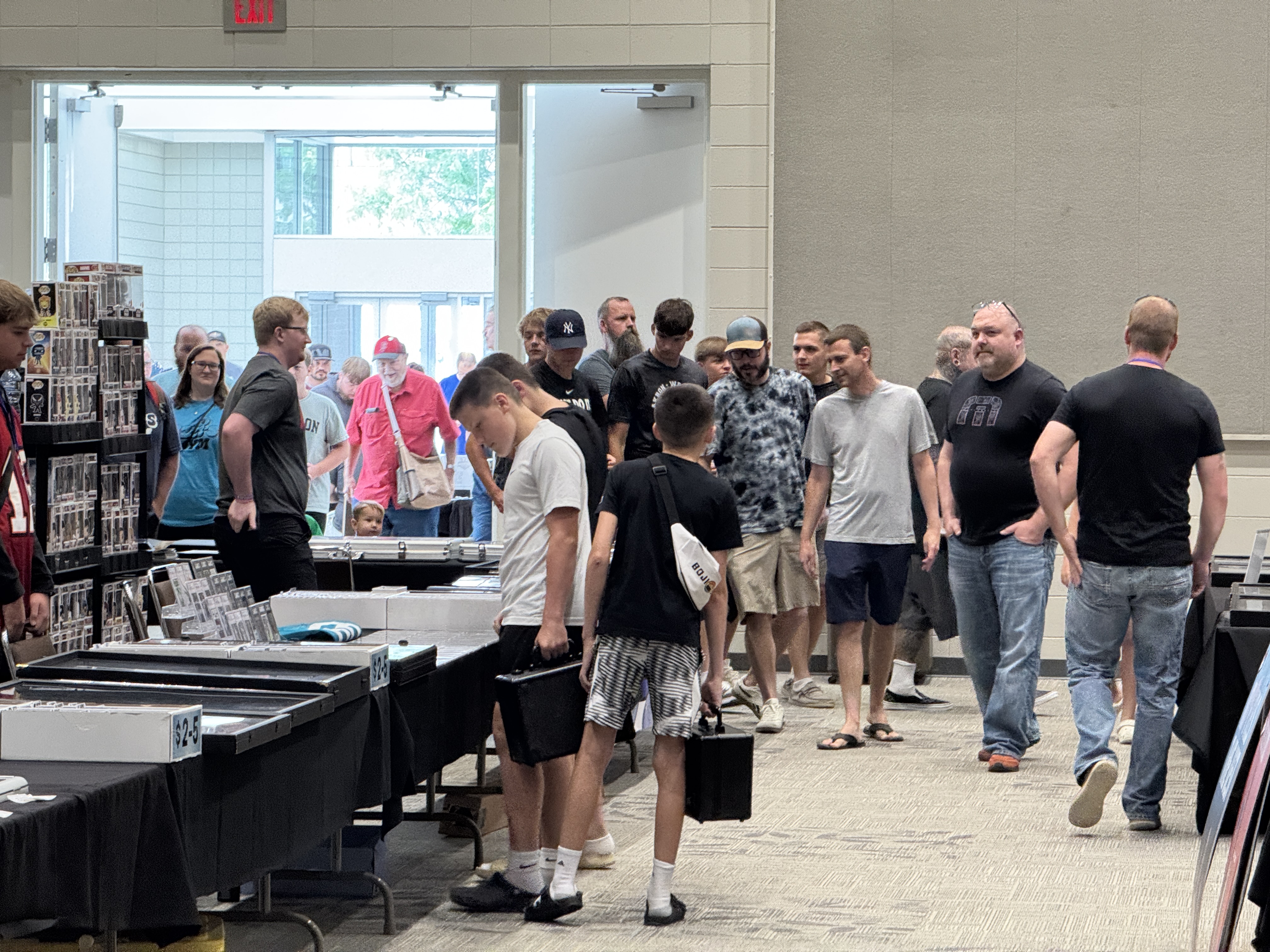 Collectors browsing the show floor
